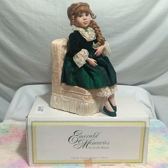 Victorian Fantasies Other - NIB Emerald Memories Doll From The Victorian Fantasies By Linda Mason
